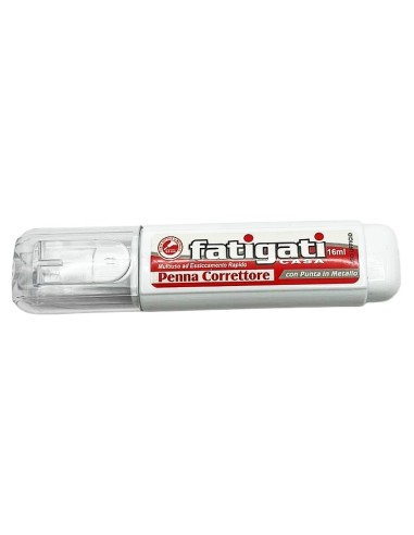 fatigati penna correttore con punta in metallo - 16ml - scuola casa ufficio: tuttocasashop.live: altro - bazar