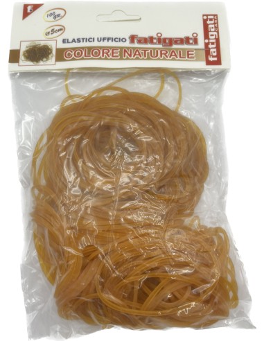 fatigati elastici ufficio - diametro 5cm - colore naturale - 100 grammi: tuttocasashop.live: altro - bazar