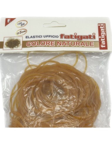 fatigati elastici ufficio - diametro 5cm - colore naturale - 100 grammi: tuttocasashop.live: altro - bazar