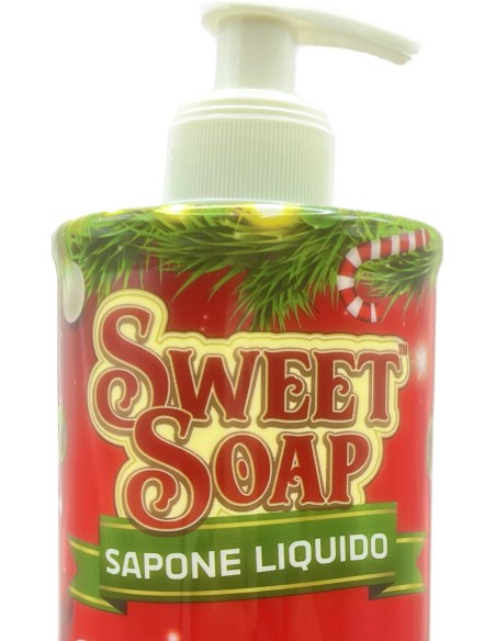 sweet soap sapone liquido - felice natale - 500ml - pino: tuttocasashop.live: igiene e cura della persona