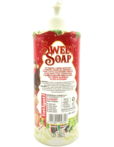 sweet soap sapone liquido - merry christmas - 500ml - frutti rossi: tuttocasashop.live: igiene e cura della persona