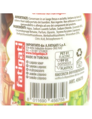 sweet soap sapone liquido - merry christmas - 500ml - frutti rossi: tuttocasashop.live: igiene e cura della persona