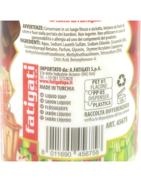 sweet soap sapone liquido - merry christmas - 500ml - frutti rossi: tuttocasashop.live: igiene e cura della persona