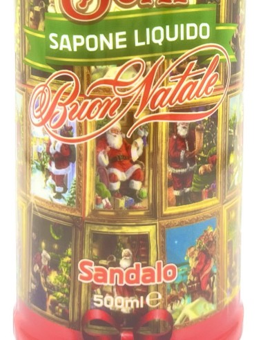 sweet soap sapone liquido - buon natale - 500ml - sandalo: tuttocasashop.live: igiene e cura della persona