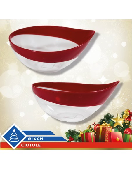 ciotola in plastica design snips - diametro 16cm - rosso: tuttocasashop.live: pulizia e cura della casa