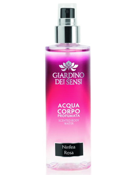 giardino dei sensi acqua profumata corpo - 200ml - ninfea rosa: tuttocasashop.live: igiene e cura della persona