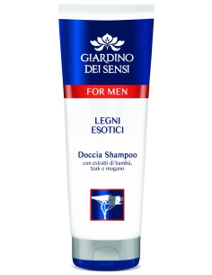 giardino dei sensi doccia shampoo for men - 250ml - legni esotici: tuttocasashop.live: igiene e cura della persona