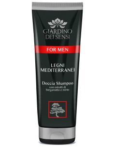 giardino dei sensi doccia shampoo for men - 250ml - legni mediterranei: tuttocasashop.live: igiene e cura della persona