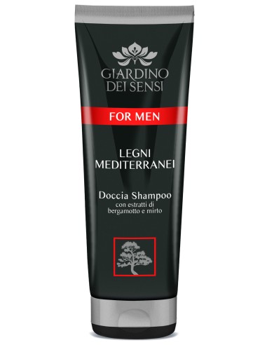 giardino dei sensi doccia shampoo for men - 250ml - legni mediterranei: tuttocasashop.live: igiene e cura della persona