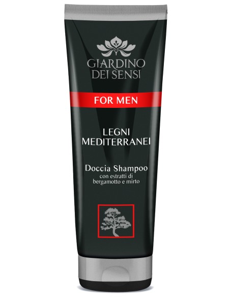 giardino dei sensi doccia shampoo for men - 250ml - legni mediterranei: tuttocasashop.live: igiene e cura della persona
