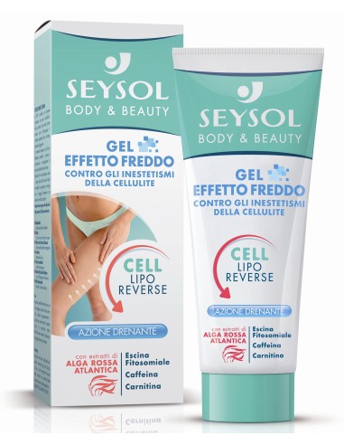 seysol body&beauty gel effetto freddo anticellulite - 200ml - drenante: tuttocasashop.live: igiene e cura della persona