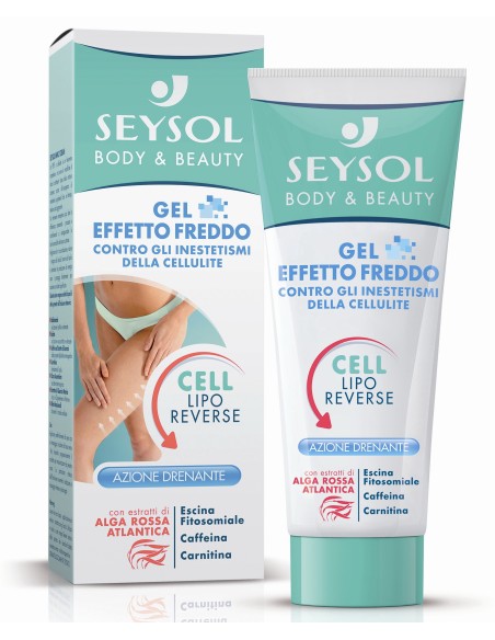 seysol body&beauty gel effetto freddo anticellulite - 200ml - drenante: tuttocasashop.live: igiene e cura della persona