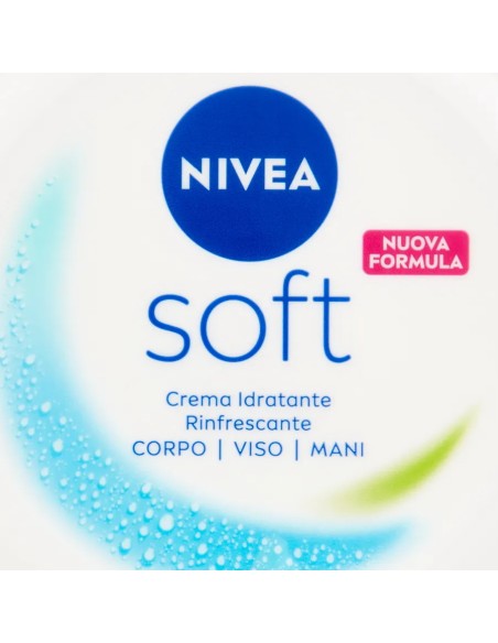 nivea soft crema idratante rinfrescante 200ml - corpo - viso - mani: tuttocasashop.live: igiene e cura della persona