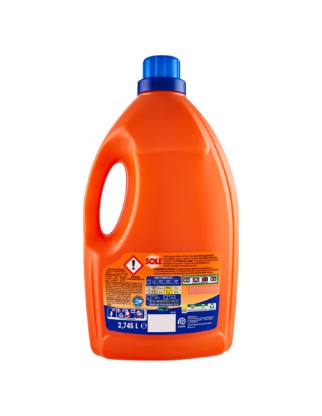 sole deterivo lavatrice liquido 61 lavaggi - 2745ml - bianco splendente: tuttocasashop.live: prodotti per bucato e tessuti