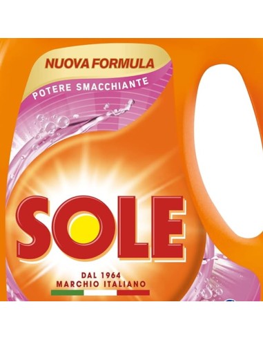 sole deterivo lavatrice liquido 61 lavaggi - 2745ml - potere smacchiante: tuttocasashop.live: prodotti per bucato e tessuti