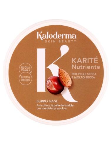 kaloderma crema burro mani nutriente 150ml - karite' - effetto immediato: tuttocasashop.live: igiene e cura della persona