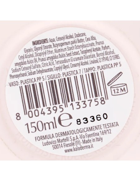 kaloderma crema burro mani nutriente 150ml - karite' - effetto immediato: tuttocasashop.live: igiene e cura della persona