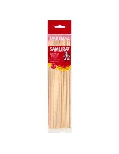 samurai spiedini in legno di bamboo - 25cm - 50 pezzi: tuttocasashop.live: carta & monouso