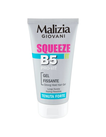 malizia giovani squeeze b5 pro-vit - gel fissante tenuta forte - 150ml: tuttocasashop.live: igiene e cura della persona