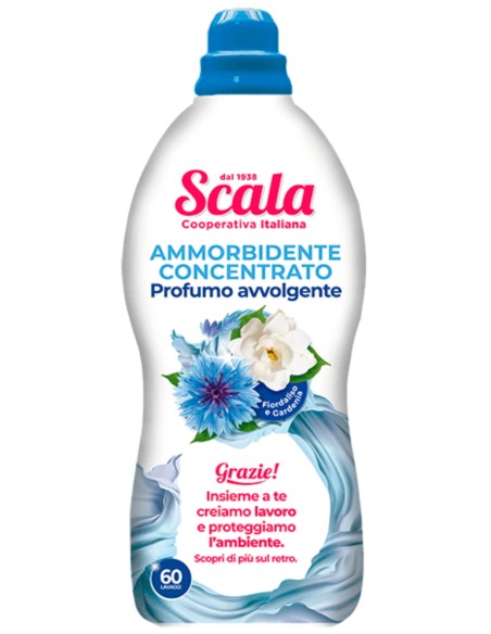 scala ammorbidente per bucato 1500ml - 60 lavaggi - fiordaliso e gardenia: tuttocasashop.live: prodotti per bucato e tessuti
