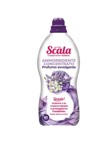 scala ammorbidente per bucato 1500ml - 60 lavaggi - lavanda e mughetto: tuttocasashop.live: prodotti per bucato e tessuti