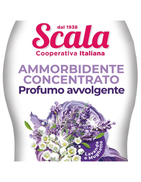 scala ammorbidente per bucato 1500ml - 60 lavaggi - lavanda e mughetto: tuttocasashop.live: prodotti per bucato e tessuti