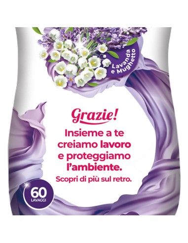 scala ammorbidente per bucato 1500ml - 60 lavaggi - lavanda e mughetto: tuttocasashop.live: prodotti per bucato e tessuti