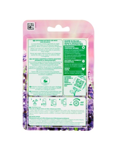 air wick essentil oils diffusore elettrico completo - lavanda in fiore: tuttocasashop.live: pulizia e cura della casa