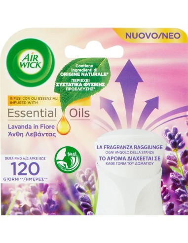 air wick essentil oils diffusore elettrico completo - lavanda in fiore: tuttocasashop.live: pulizia e cura della casa