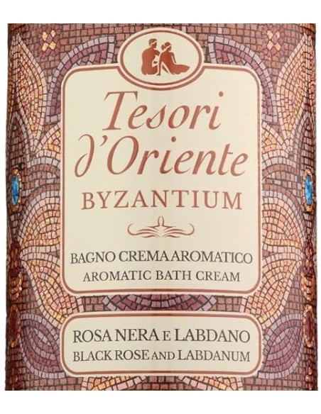 tesori d'oriente bagnoschiuma 500ml - byzantinum - rosa nera e labdano: tuttocasashop.live: igiene e cura della persona