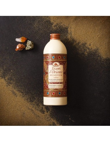 tesori d'oriente bagnoschiuma 500ml - byzantinum - rosa nera e labdano: tuttocasashop.live: igiene e cura della persona