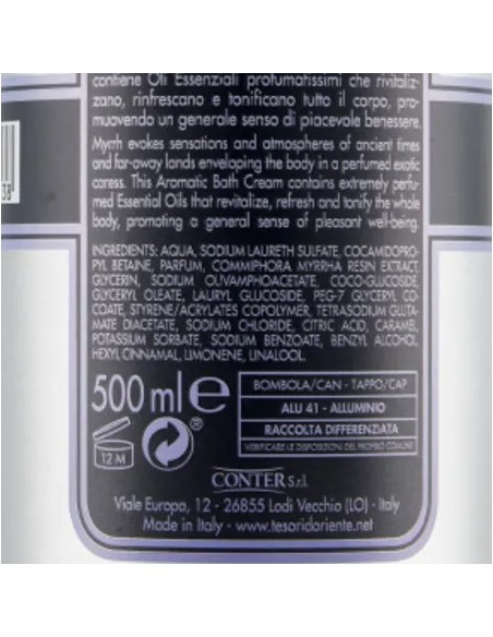 tesori d'oriente bagnoschiuma 500ml - mirra: tuttocasashop.live: igiene e cura della persona
