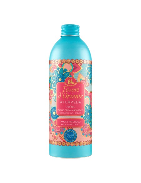 tesori d'oriente bagnoschiuma 500ml - ayurveda - amla e patchouli: tuttocasashop.live: igiene e cura della persona