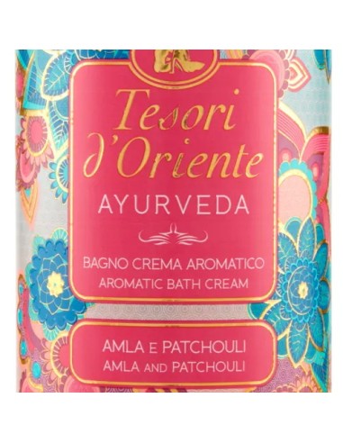 tesori d'oriente bagnoschiuma 500ml - ayurveda - amla e patchouli: tuttocasashop.live: igiene e cura della persona