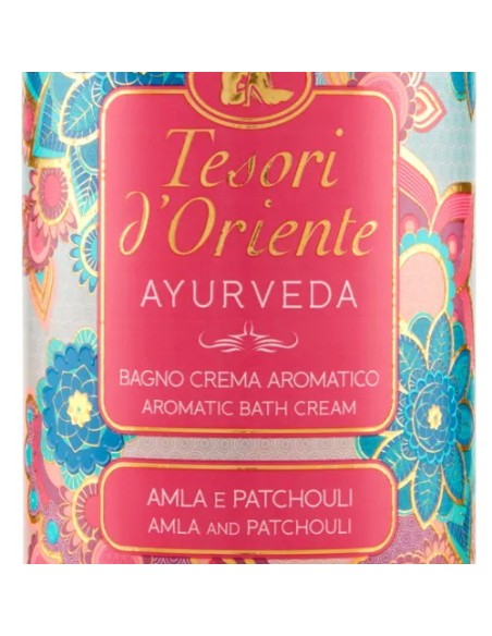 tesori d'oriente bagnoschiuma 500ml - ayurveda - amla e patchouli: tuttocasashop.live: igiene e cura della persona