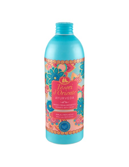 tesori d'oriente bagnoschiuma 500ml - ayurveda - amla e patchouli: tuttocasashop.live: igiene e cura della persona