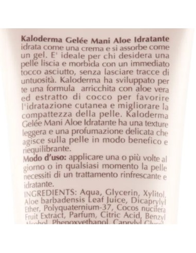 kaloderma gelee aloe 100ml - crema mani per pelle normale, secca, screpolata: tuttocasashop.live: igiene e cura della persona