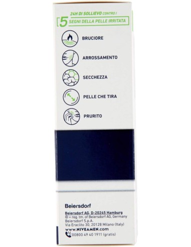 nivea for men crema idratante 75ml - sensitive - 24h di sollievo: tuttocasashop.live: igiene e cura della persona