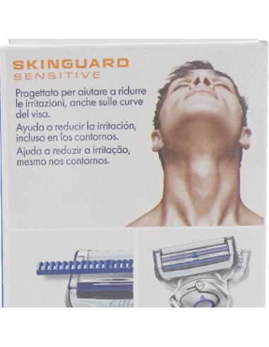 gillette skinguard rasoio - base con 1 testina ricambio - pelle sensibile: tuttocasashop.live: igiene e cura della persona
