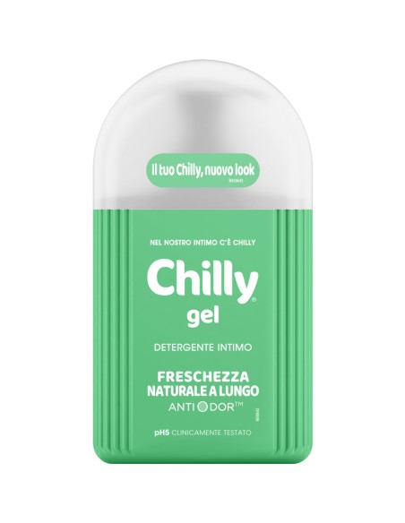 chilly detergente intimo 200ml - gel freschezza naturale a lungo - antiodor: tuttocasashop.live: igiene e cura della persona