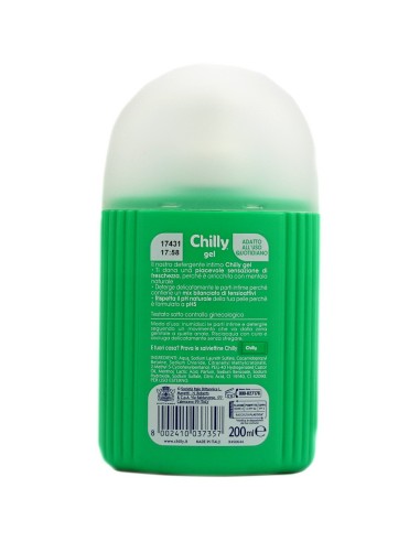 chilly detergente intimo 200ml - gel freschezza naturale a lungo - antiodor: tuttocasashop.live: igiene e cura della persona