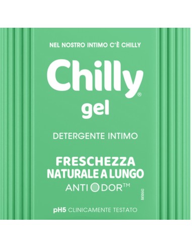 chilly detergente intimo 200ml - gel freschezza naturale a lungo - antiodor: tuttocasashop.live: igiene e cura della persona