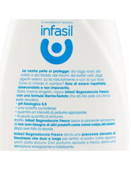 infasil bagnodoccia - 500ml - fresco rivitalizzante - ph 5.5 fisiologico: tuttocasashop.live: igiene e cura della persona