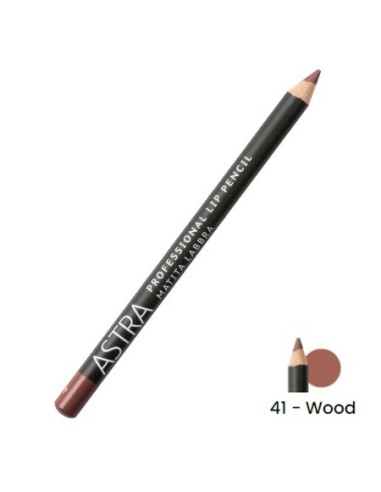 astra professional lip pencil - matita labbra - 41 - wood: tuttocasashop.live: igiene e cura della persona
