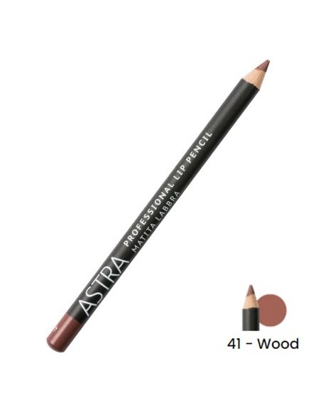 astra professional lip pencil - matita labbra - 41 - wood: tuttocasashop.live: igiene e cura della persona