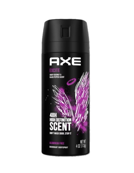 axe deodorante body spray for men - 150ml - excite: tuttocasashop.live: igiene e cura della persona