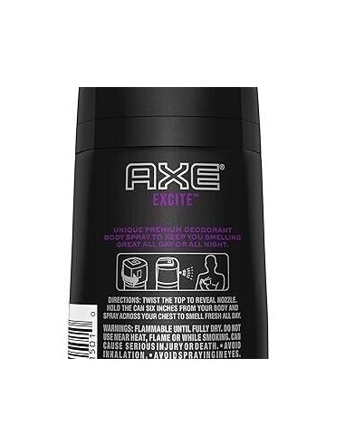 axe deodorante body spray for men - 150ml - excite: tuttocasashop.live: igiene e cura della persona