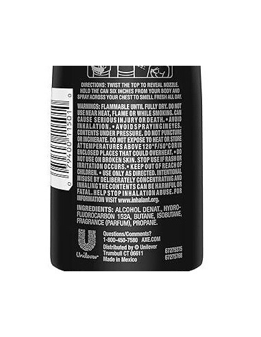 axe deodorante body spray for men - 150ml - excite: tuttocasashop.live: igiene e cura della persona