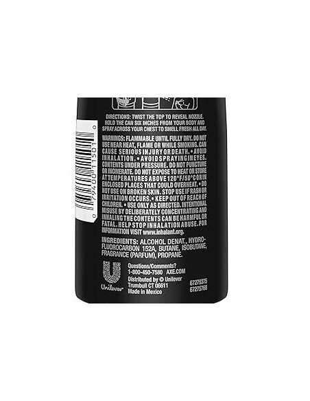 axe deodorante body spray for men - 150ml - excite: tuttocasashop.live: igiene e cura della persona