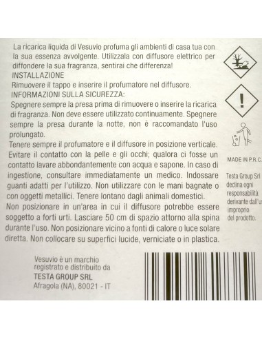 vesuvio ricarica deodorante elettrico compatibile ambipur freschezza cotone: tuttocasashop.live: pulizia e cura della casa